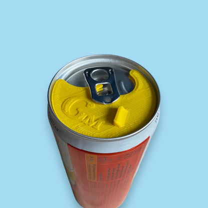 schijfje voor op blikje